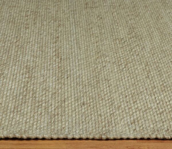 Swag Beige Hand Woven Wool Viscose Carpet - Image 3